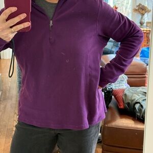 REI Women's Purple quarter zip Jacket